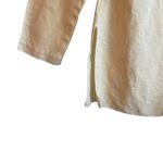 Barami Linen Cotton Women Top L Yellow Button Up Coastal Chic Office Travel Yellow Size L Photo 6