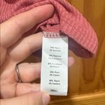 Urban Outfitters  Ribbed Dusty Pink Size Small Tie Front Top Photo 3