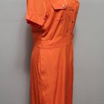 Ny&co NY& orange faux wrap shirtdress size large Photo 1