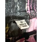 Bob Mackie  Wearable Art Pink Black Boho Y2K Maxi Skirt NWT 1X Artsy Whimsical Photo 5