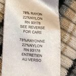 T Tahari  Multicolor Striped Long Sleeve Ribbed Knit Mock Neck Sweater Top Size S Photo 3