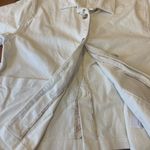 Isaac Mizrahi  Utility Jacket XL Off White / Cream Corduroy Barn Style 3/4 Sleeve Photo 8
