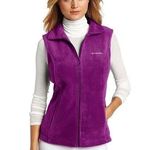Columbia Benton Springs full zip Women’s sweater Vest in Plum Purple size Small Photo 0