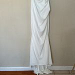 House Of CB  ‘Esmee’ Ivory Draped Strapless Bridal Gown Wedding Dress NWOT SIZE S Photo 7