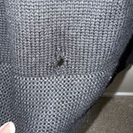 Eileen Fisher  Italian Merino Wool Long Cardigan Black Soft Knit Button Front XL Photo 5