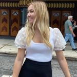 Red Dress Boutique Puff Sleeve Top Photo 5