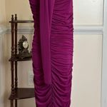 INC Ruched Long Sleeve V-Neck Bodycon Dress Photo 1