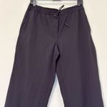 Lululemon Women’s Black Straight-Leg Pants Size M Elastic Waist Athletic Photo 2