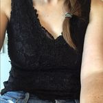 Vintage 90s Lace Tight Fit Tank Y2K early 2000s Photo 1