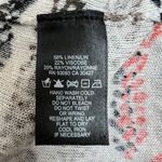 Nic+Zoe  Top Womens 2X Multicolor Pattern Linen Blend Long Sleeve‎ Knit Plus Photo 9