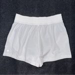 Athleta  Weekender High Rise 3” Run Shorts White Women’s Medium Photo 2