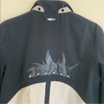 Jamie Sadock jacket women's small black cream colorblock full zip golf Photo 9