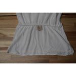 Moon River  Babydoll Halter Neck Blouse Top White Blue Size XS Photo 9