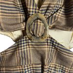 Nanushka Amor Summer Tweed Cut Out Brown Check V Photo 7