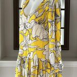 Walter Baker  Lilith Floral Long Sleeve Dress in Hibiscus Sun Size L, NWT $268 Photo 9