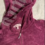 Juicy Couture Zip Up Blinged Rhinestone Hoodie Photo 4