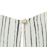 MM.LaFleur  Maddie Dress in Black White Kohl Stripe Blouson Pencil 2 Photo 9