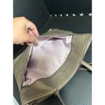 Coach  Signature F19409 Leather Tote Shoulder Bag Purse Lavender Lining‎ Photo 6