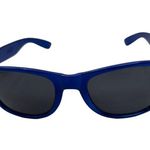 Retro Style Blue Sunglasses With Black Lenses For Adults A530 Photo 2