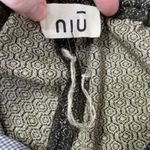 NIU Wide Legged Cropped Culottes Trousers Pants Patterned Women's Size Medium Photo 3