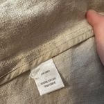 Garnet Hill  Washed Linen Blazer Size M Photo 4