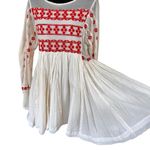 Free People  Need Me Embroidered Mini Dress in Ivory Comb Photo 4