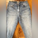 Oliver Logan Women's Distressed Straight Leg Blue Jeans Photo 6