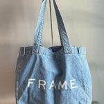 frame denim FRAME 100% Cotton Denim Tote Bag - Preowned Photo 0