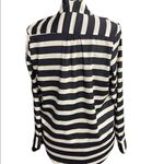 Blue Rain , Women’s Nautical Striped Top,‎ Large, Long Cuffed Sleeves, Large Photo 2