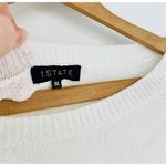 1. State  Balloon Sleeve Crewneck Sweater in Ivory Size M Photo 5