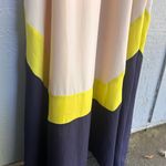 Greylin Women’s  multicolor halter White and Yellow Maxi Dress size small Photo 6