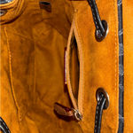 Coach NWT  Amelia Black Denim Mini Convertible Backpack Crossbody - Style CP106 Photo 11