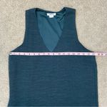 Helmut Lang  Breeze Crepe High Low Shift Dress Teal S Photo 6