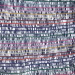 DO+BE Smocked elastic shirred pinstripe multicolor strapless tube top ruffle coquette Photo 5