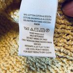 Free People  Womens Size XS‎ Yellow Oversized Knit Sweater V-neck Boho *FLAWED* Photo 2