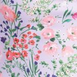 Alice + Olivia Penny Cropped Floral Print Stretch Tank Lavender Athleisure Yoga Photo 3