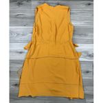 Derek Lam  10‎ CROSBY Yellow Saffron Tiered Dress Sleeveless Silk Blend Sz 4 $550 Photo 6