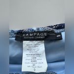 Rampage  blue midi slip dress vintage paisley print fairy y2k ruffle coquette 9 Photo 2