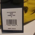 RE/DONE  Fine Ribbed Tank Top Pear Size M Photo 2