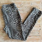 🐆Michael Kors Black Leopard Print Stretch Skinny Leggings Pants🐆 ~medium Photo 4