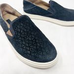 Olukai [] Pehuea Black Textured Embossed Suede Leather Slip On Sneakers Size 6 Photo 7