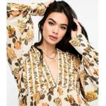 Free People  Ethereal Dainty Cottage Row of Roses Floral Maxi Dress Size XL Photo 5