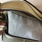 Coach Signature Hobo Shoulder Bag Cream/Off-White w/Gold Leather Trim/Accents Photo 4