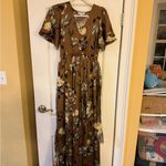 Baltic Born  Chocolate Floral Maxi Dress Photo 8