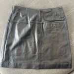 Valerie Stevens  Leather Skirt 14P New Zealand Lambskin Black Photo 1