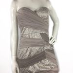 Bebe  Strapless Bodycon Dress Photo 3
