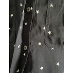 Untuckit Women's 4 Navy Starlia Dress Shirt Button Front‎ Stars Americana Blue Photo 4