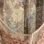 Free People Beautiful  floral sheer mini dress with tiered bottom + embellishment Photo 2