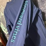 Vineyard Vines Blue Long Sleeve with Pink Whale golf cart Photo 2