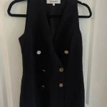 Elliatt 308  Iris Blazer Dress in Black Size Small Photo 3